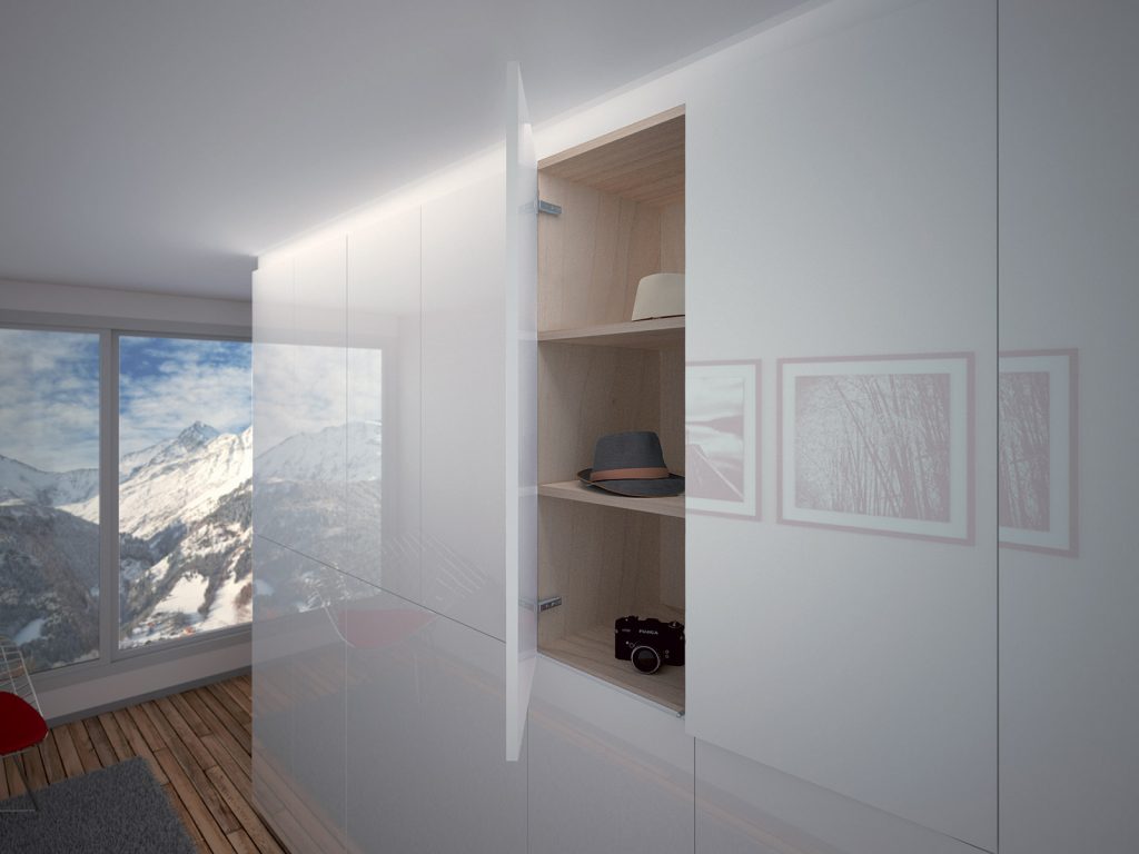 Aménagement de placard, Alpes Suisses